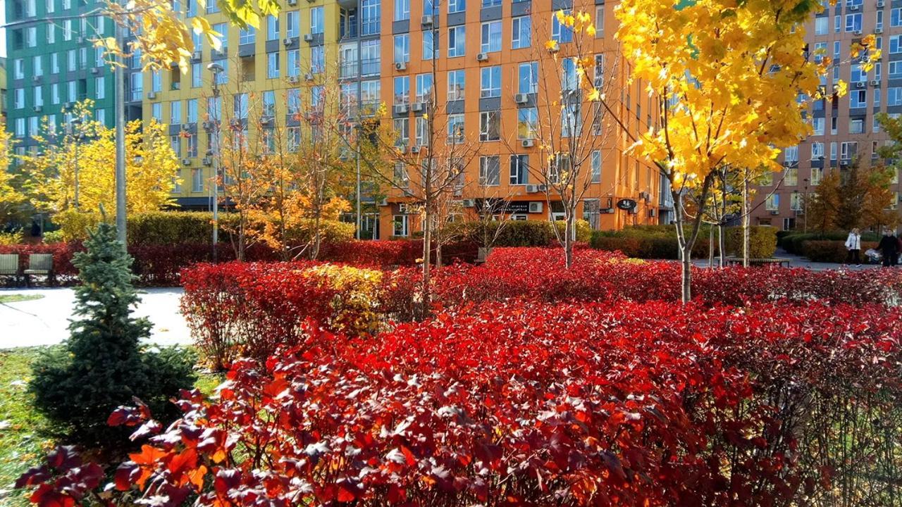 Positive Smile Studio Apartment In The Colorful Comfort Town Residental Complex. Kt-06. Kiew Exterior foto